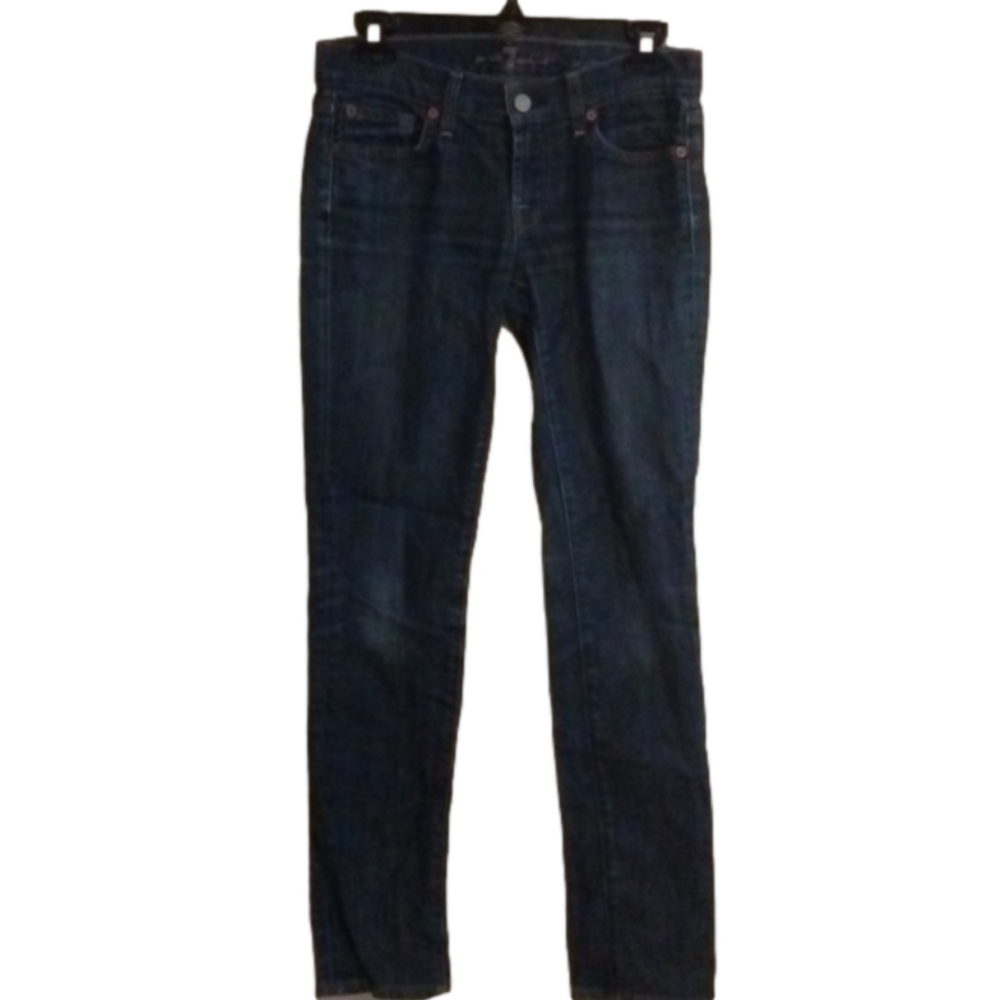 7 for all Mankind Roxanne jeans .Nice dark wash. Size 26.